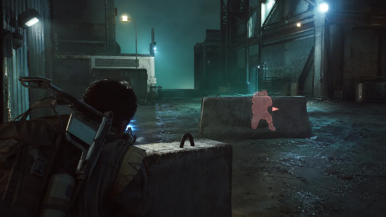 Arc Raiders ESP skeleton markers revealing enemy lean direction behind cover