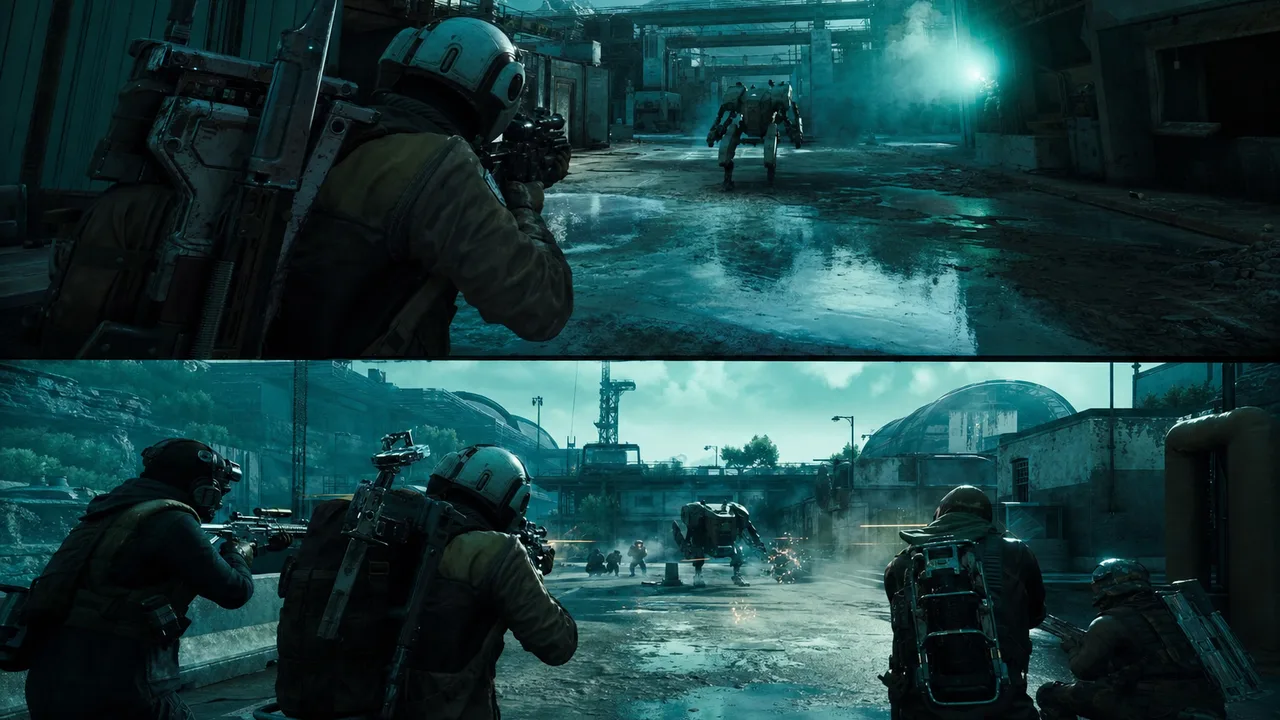 ARC Raiders firefight — solo awareness versus squad coordination
