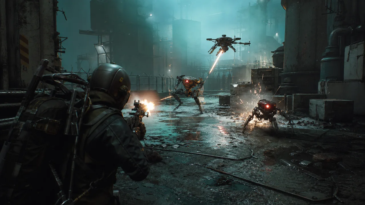 ARC Raiders combat against mechanized ARC threats
